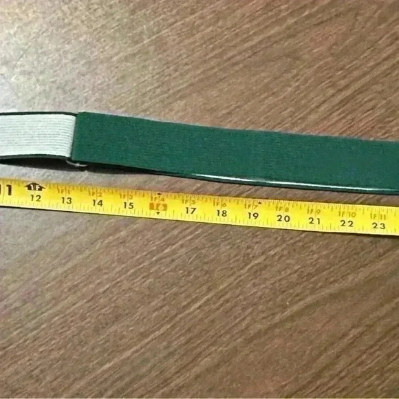 Green Softball/Baseball Adjustable Belts. Stretchy. Buckle Closure. Two Belts. - Picture 2 of 5